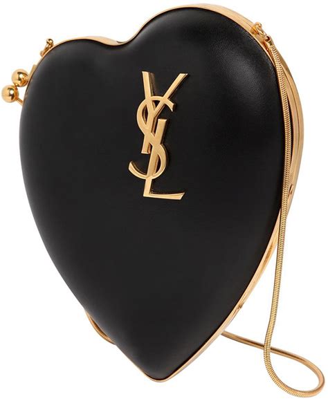 ysl heart shape love box bag|SAINT LAURENT Calfskin Monogram Love Box Bag Black.